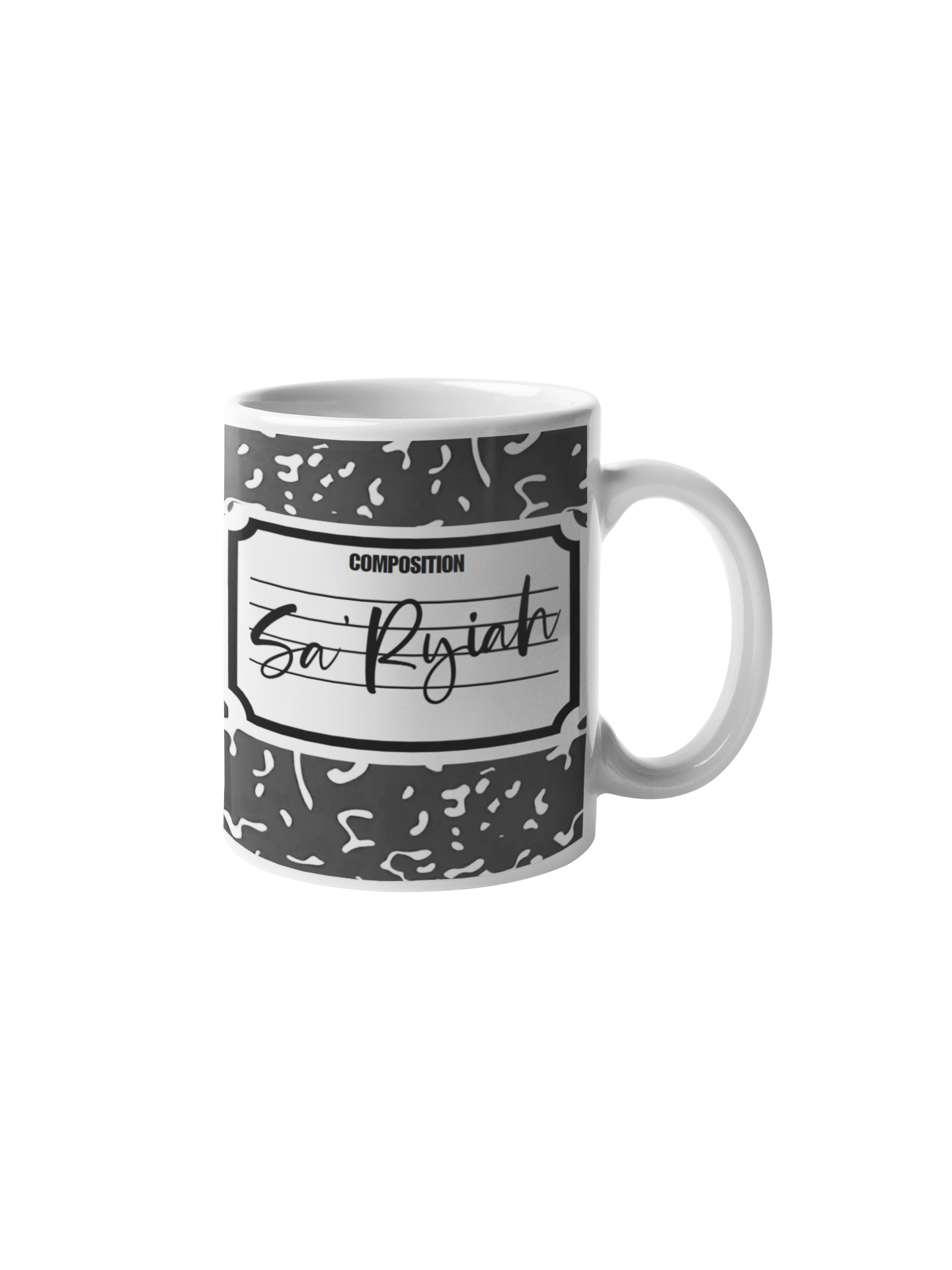 Custom Name Composition Mug