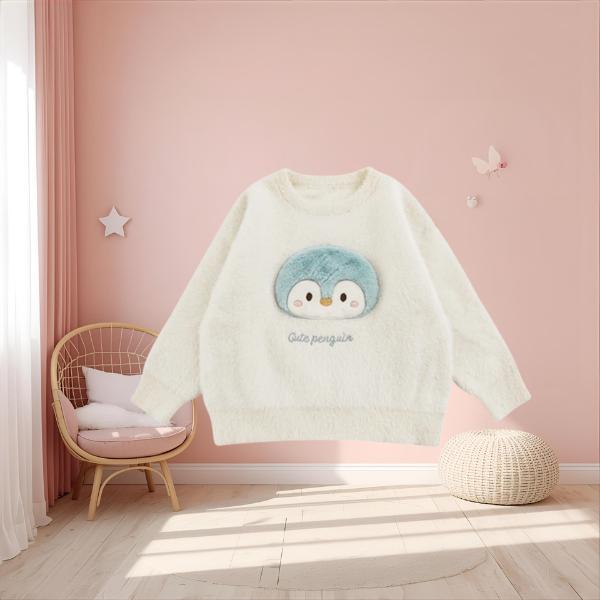 Pull Enfant Anti-Bouloche - Douceur et Confort Kawaii