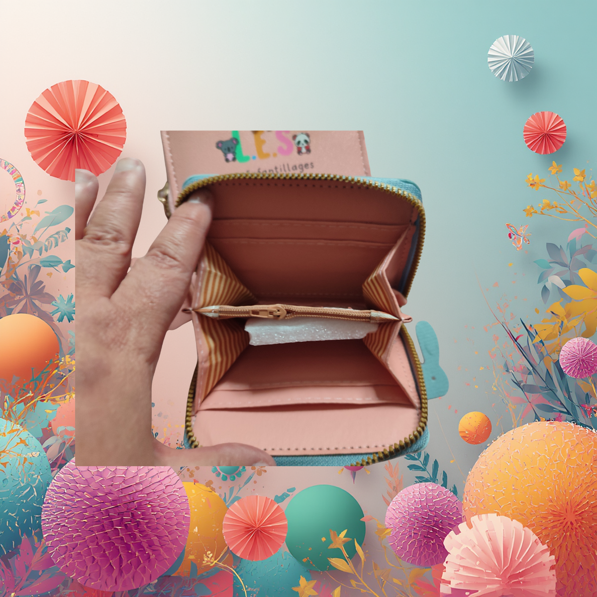 Portefeuille Les Enfantillages de Sandrine