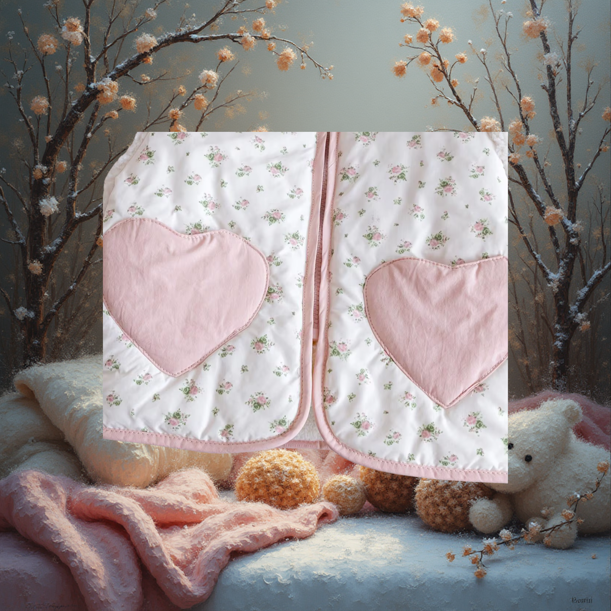 Veste Fourrure Bébé Kawaii - Douce et Mignonne