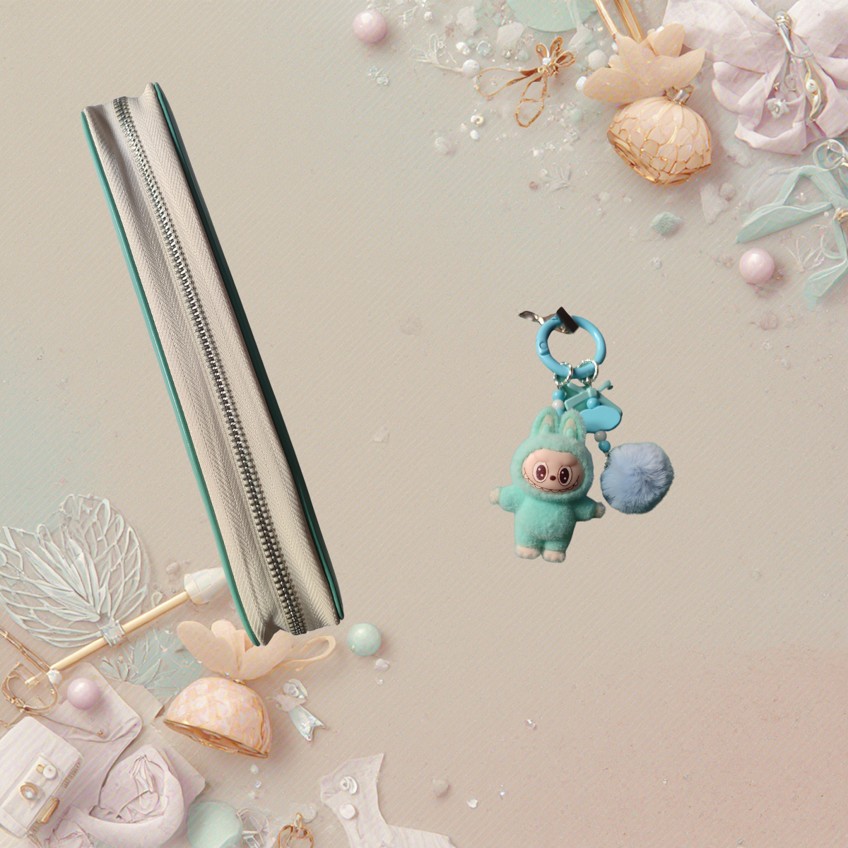 💗 Porte-documents / Classeur A5 – Style Pastel & Girly 💗+ Porte monnaie/carte assorti offert