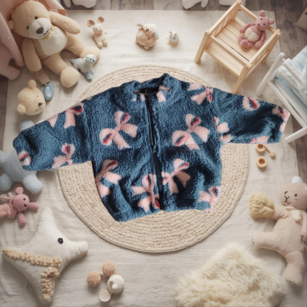 Veste Polaire Kawaii Enfant - Doux, Chaud & Super Mignon