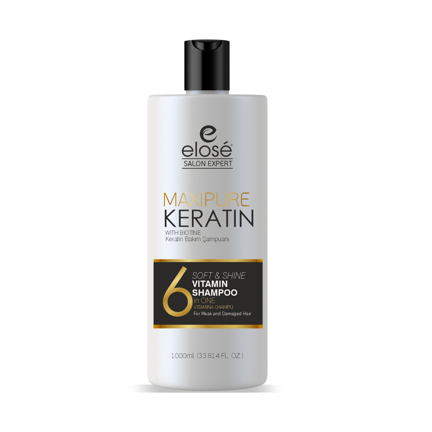 Elose Keratin ve Biotin Saç Güşlendirici Vitamin Şampuanı 1000Ml.
