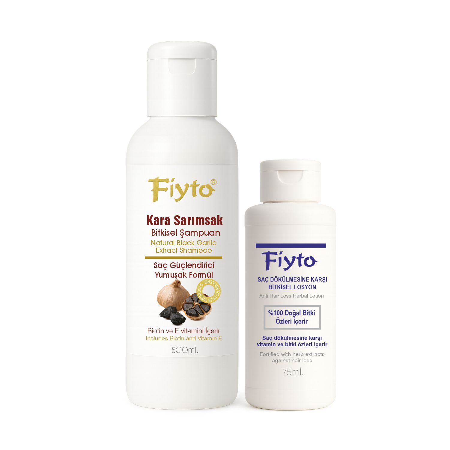 Fiyto Saç Dökülmesine Karşı Kara Sarımsak Özlü Şampuan 500 Ml – Bitkisel Saç Bakımı