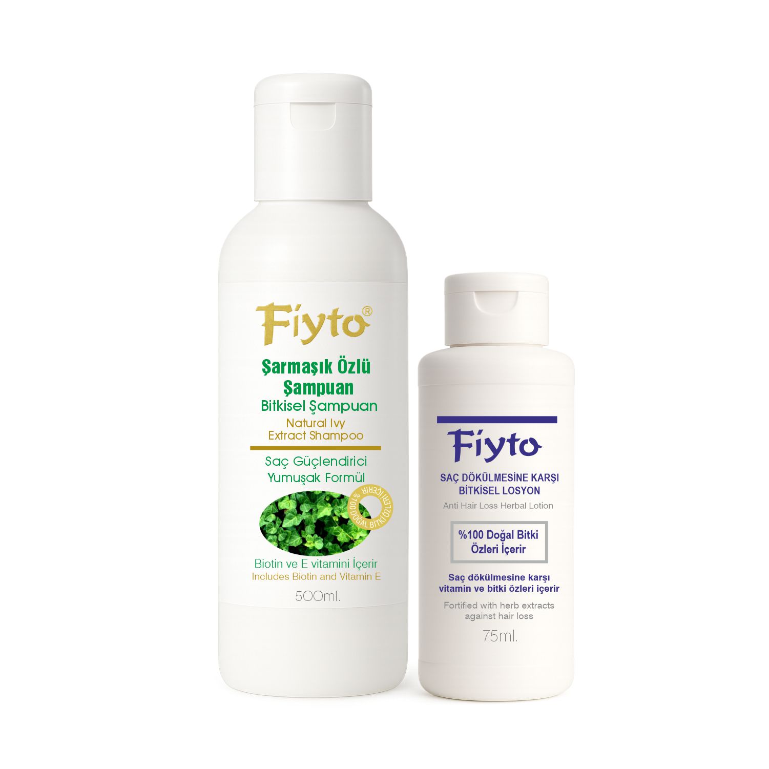 Fiyto Sarmaşık Özlü Şampuan ve Losyon Seti 500Ml