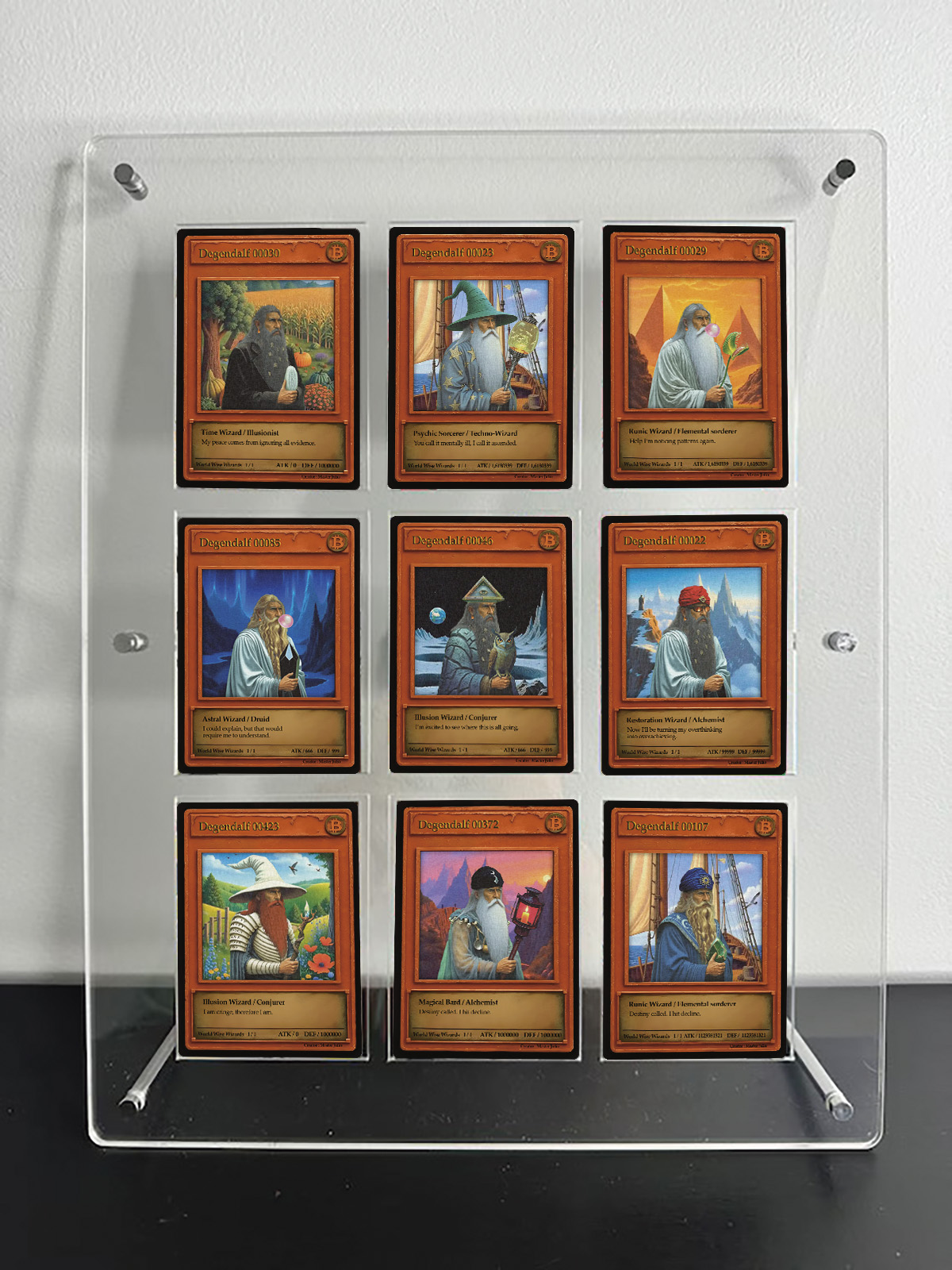 Unique ₿ Wizard Collectible Card 