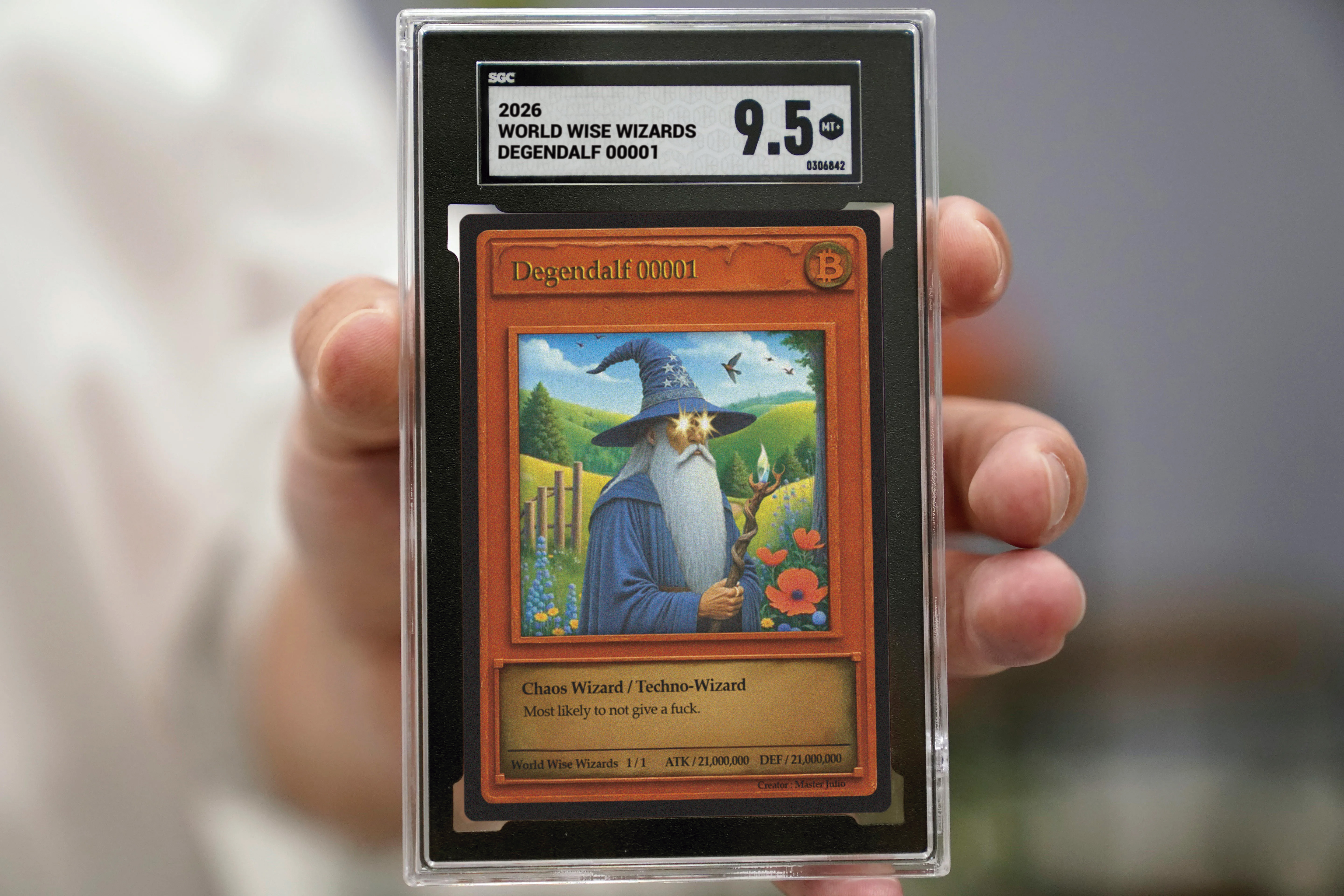 Unique ₿ Wizard Collectible Card