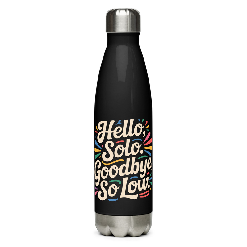 Stainless steel water bottle