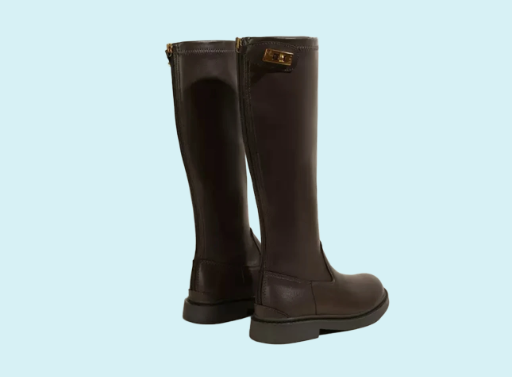 Brown Leather Riding Boots