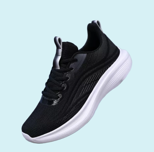 Black Lightweight Running Shoes