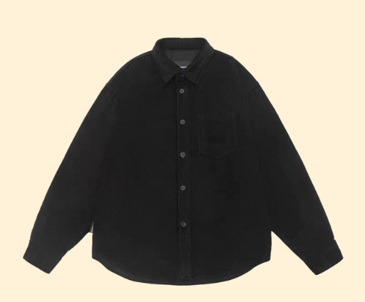 Black Corduroy Shirt