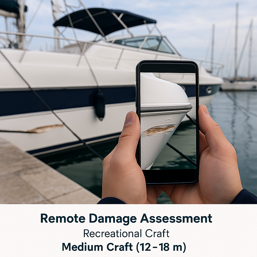 Remote Damage Assessment – Recreational Craft– Medium Craft (12–18 m)