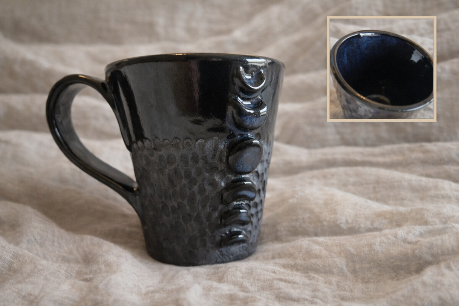 Tasse en céramique phases de la lune