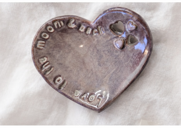 Vide-poche en forme de cœur