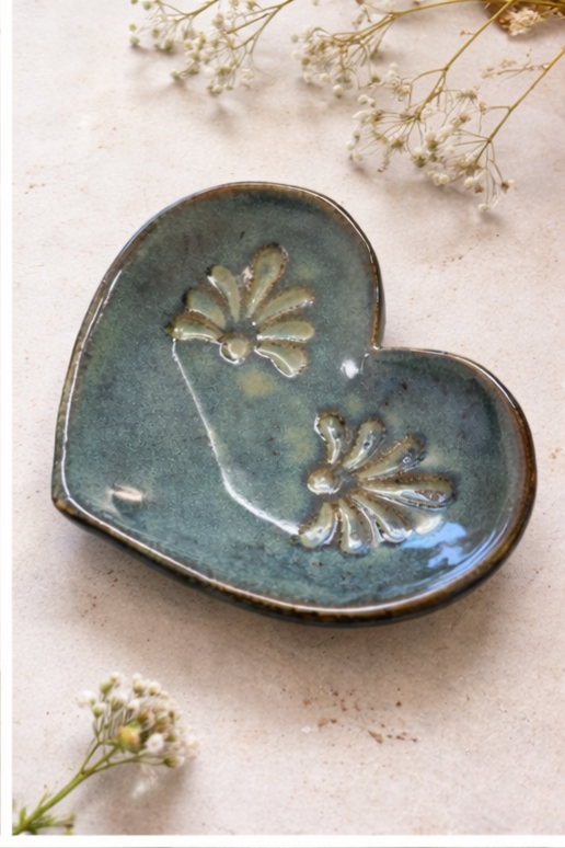 Coupelle cœur en céramique