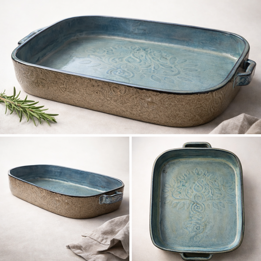 Plat à gratin en céramique