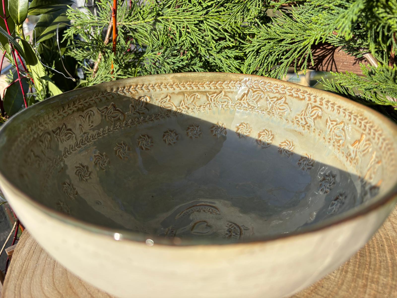 saladier en céramique artisanale