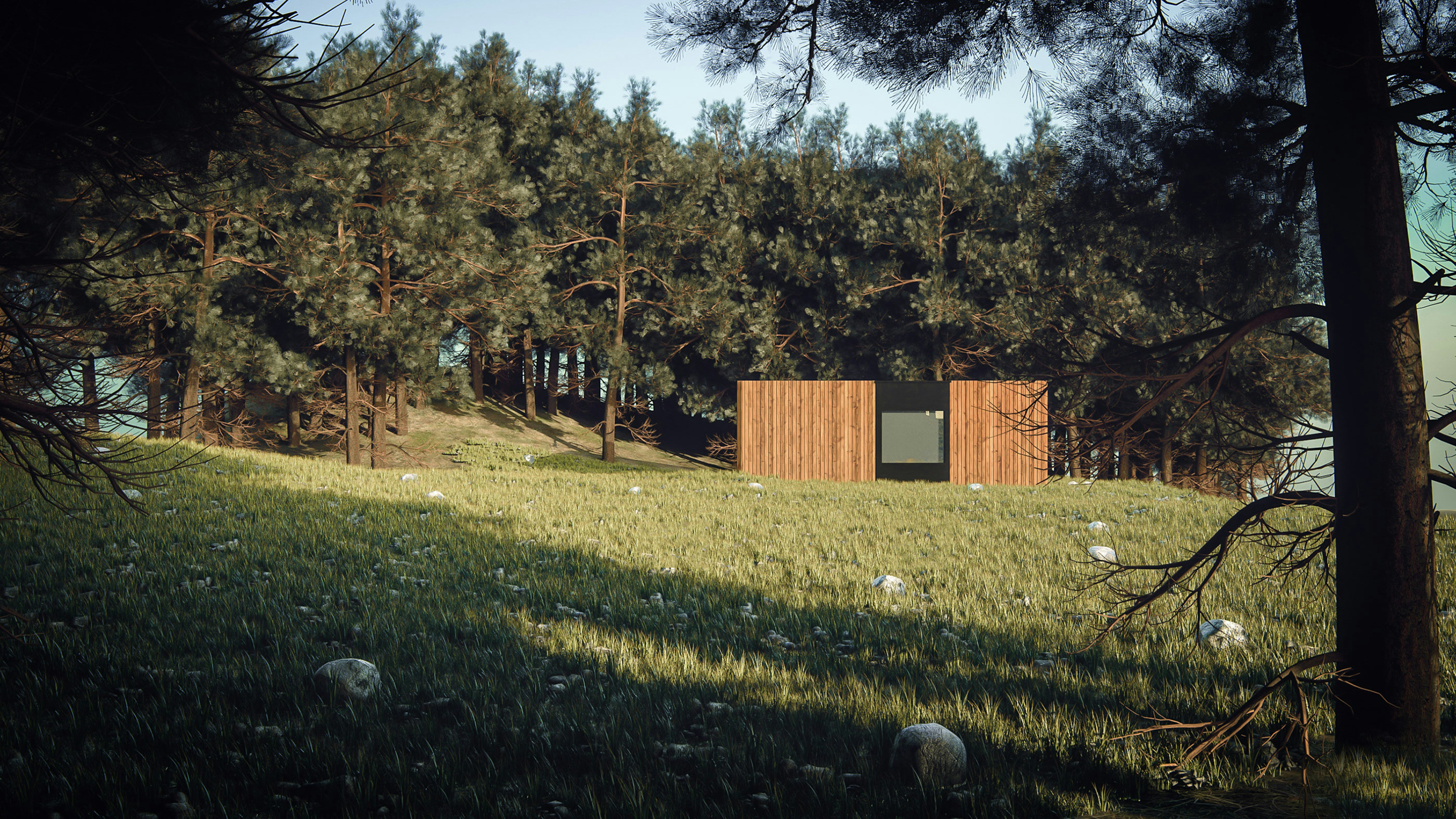 Modular Wooden Cabin