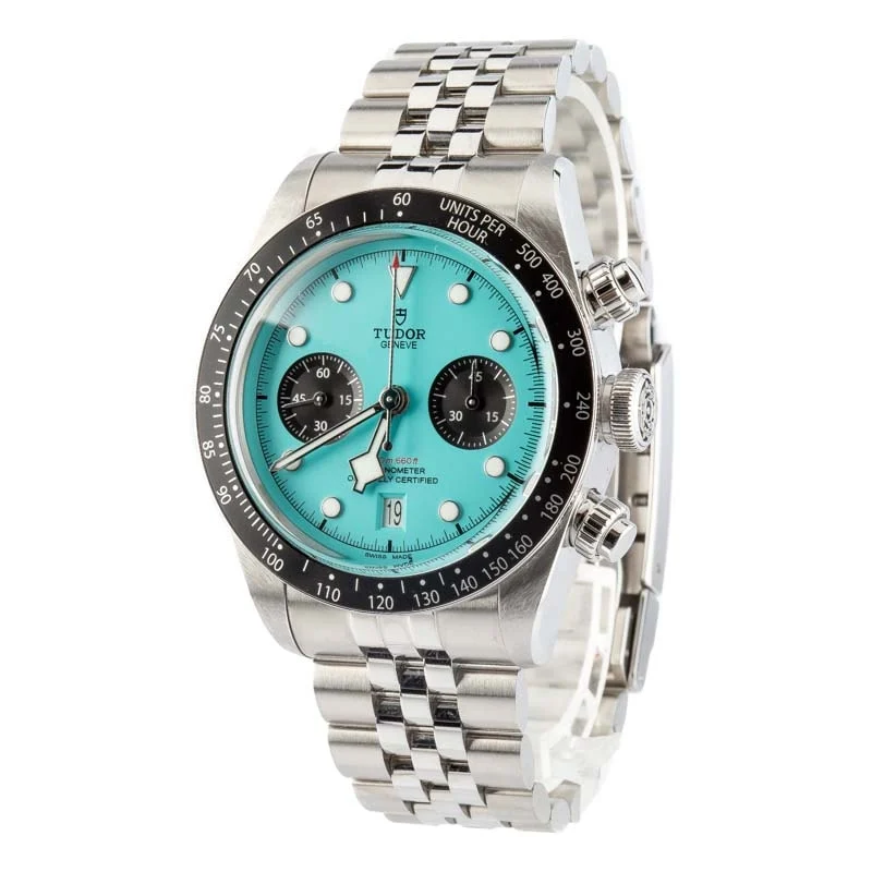 The Tudor Black Bay Chrono "Flamingo Blue"