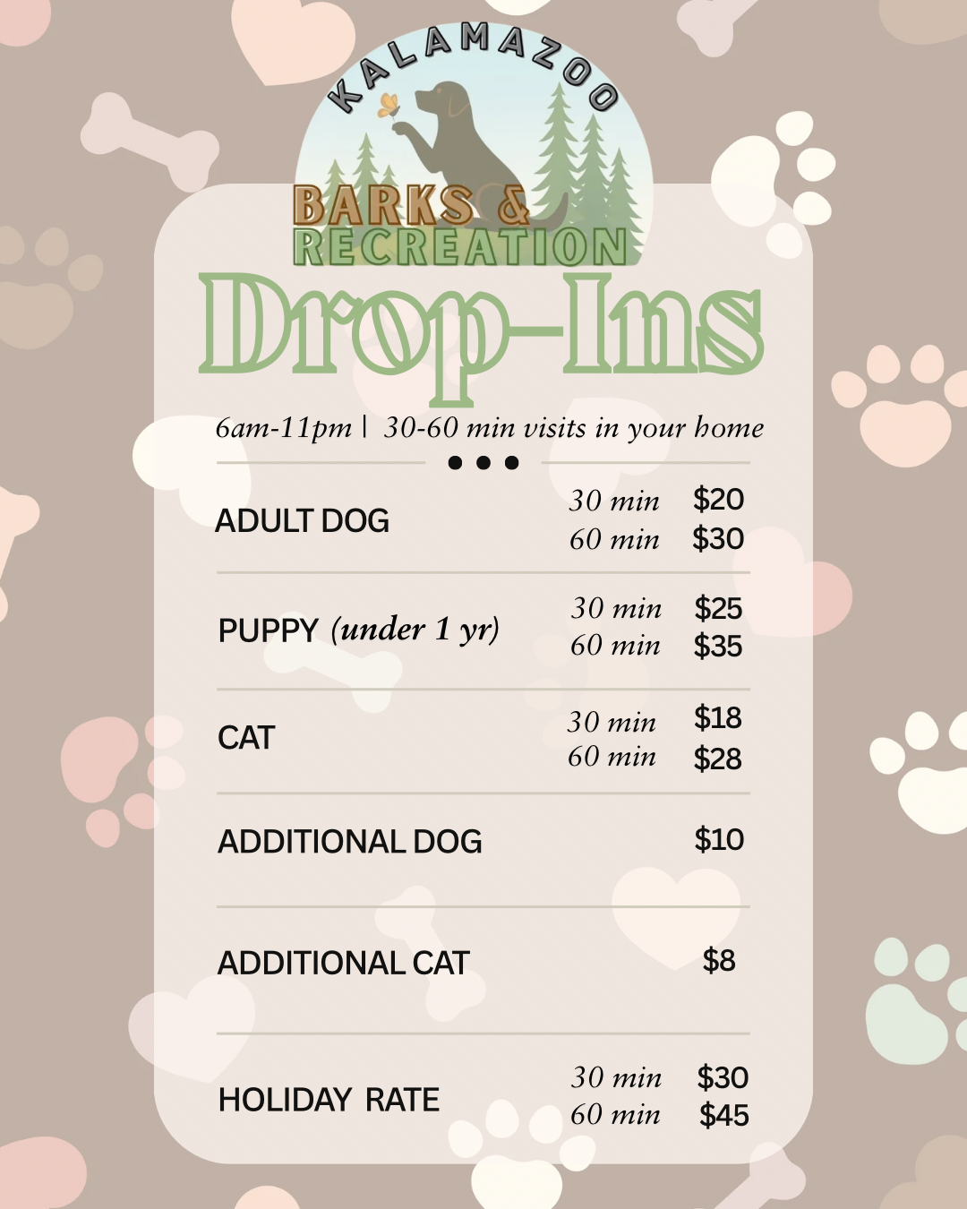 Drop-In Visit