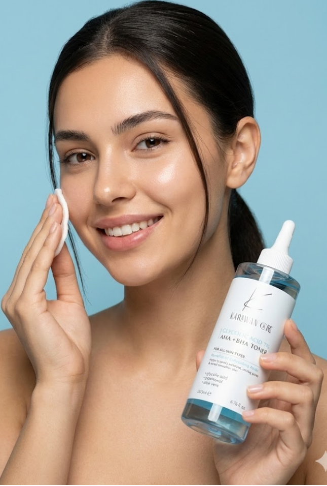 KARAWAN CARE Glycolic Acid 7% AHA + BHA Toner - 200ml