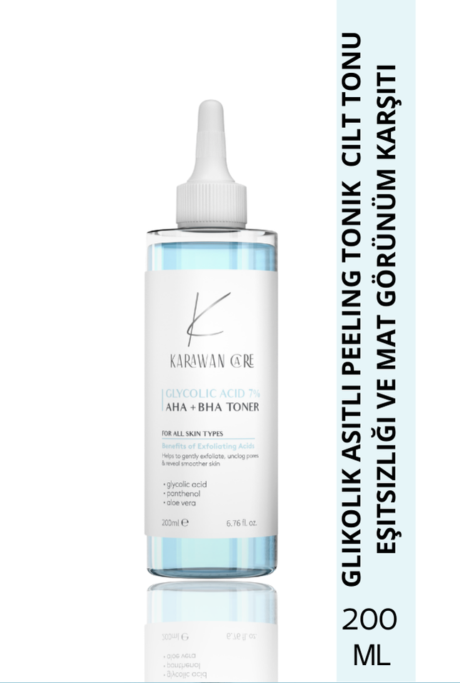 KARAWAN CARE Glycolic Acid 7% AHA + BHA Toner - 200ml