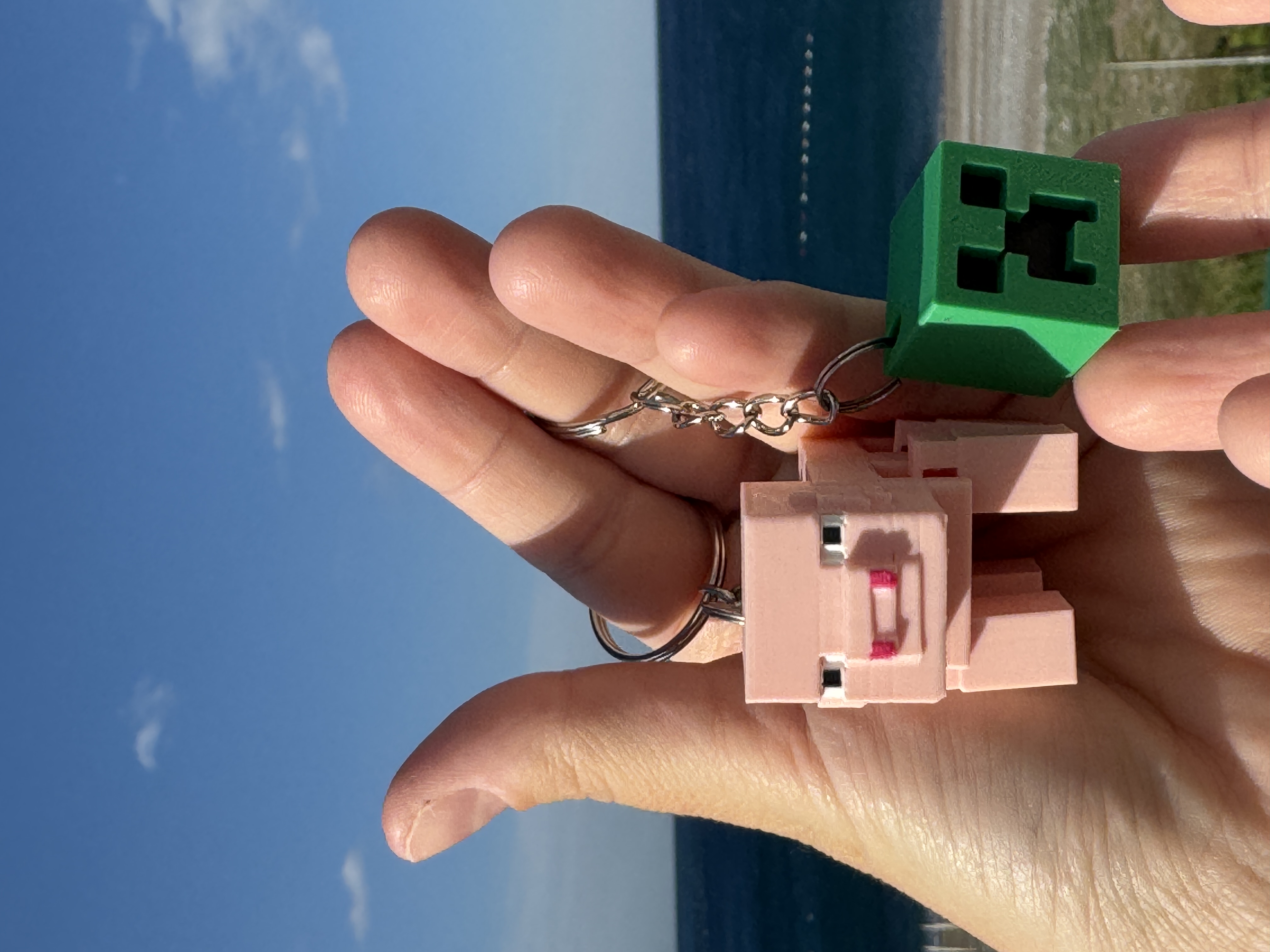Pig Minecraft privezak