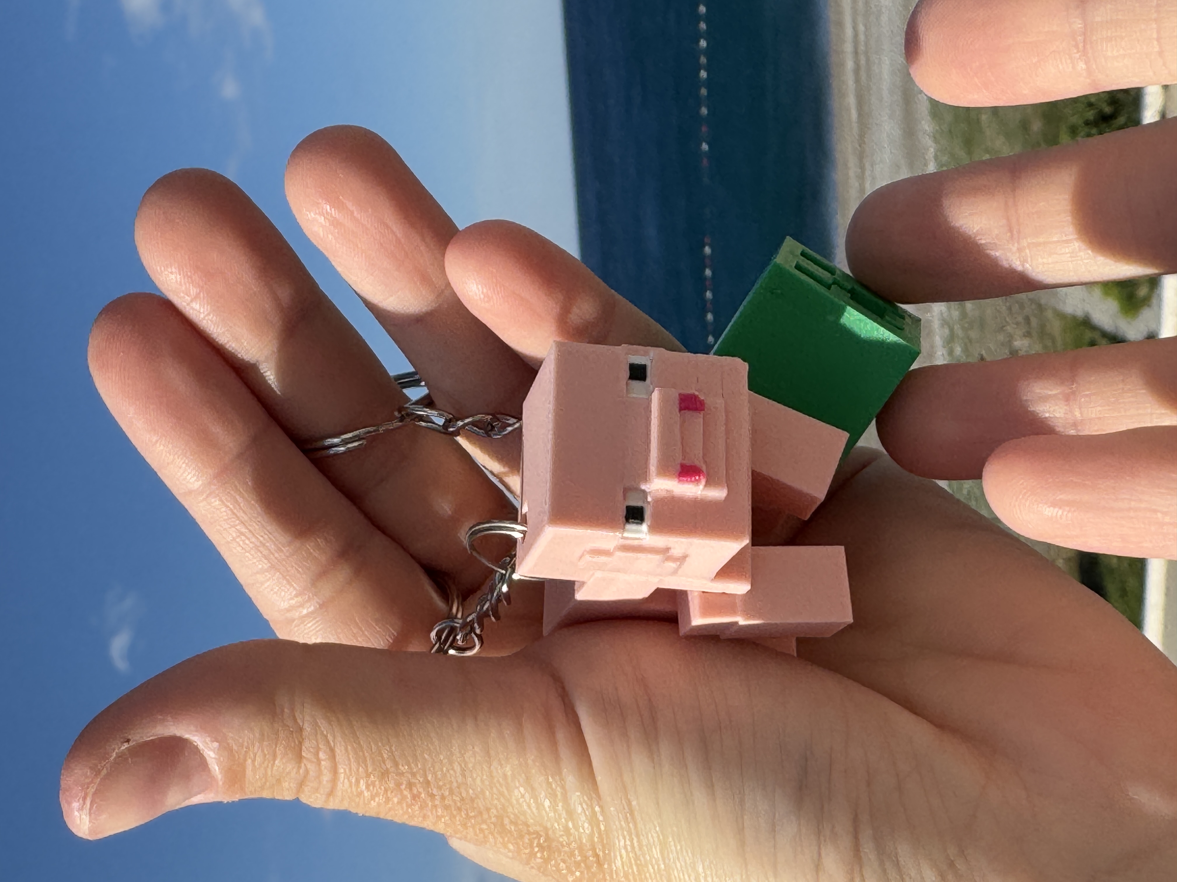 Pig Minecraft privezak