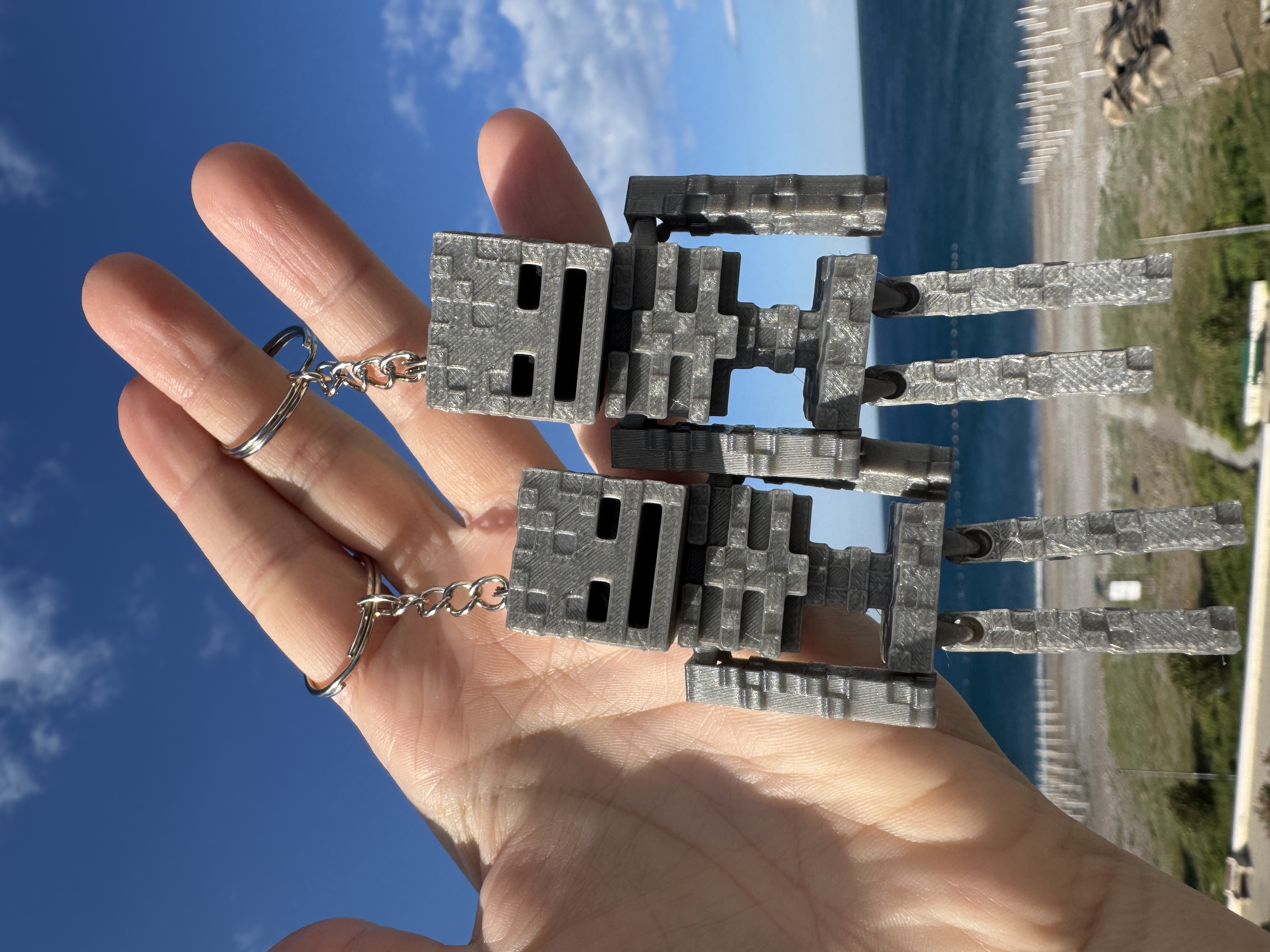 Skeleton Minecraft privezak 🧱