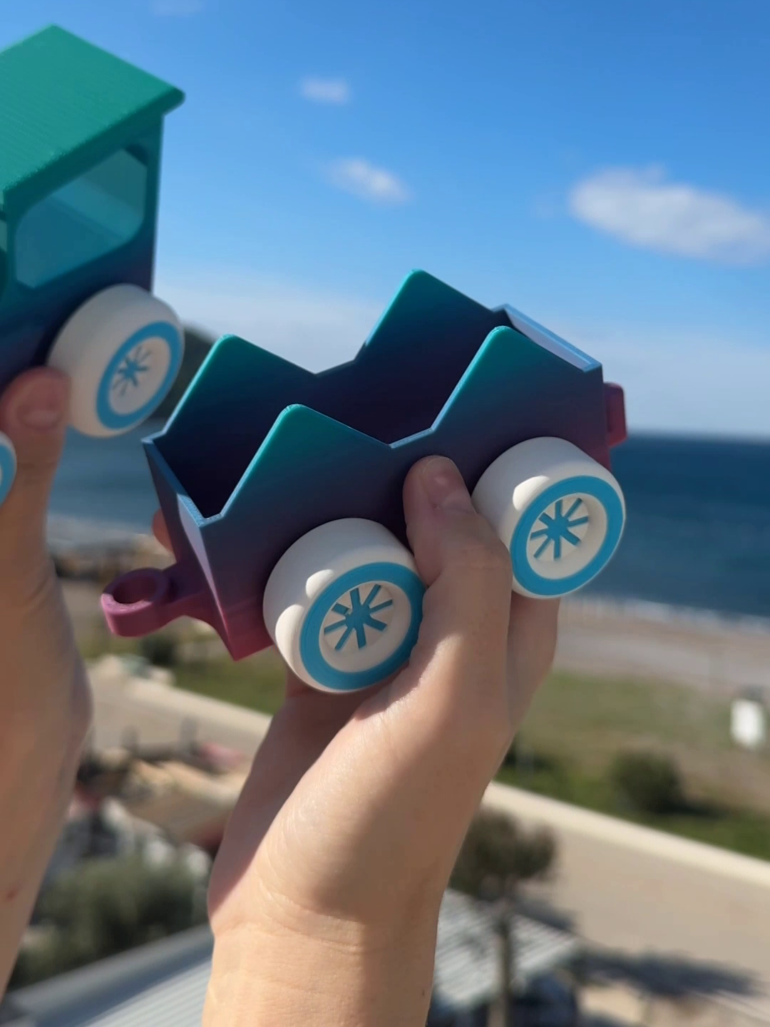 Dečiji vozić sa imenom i vagonimA