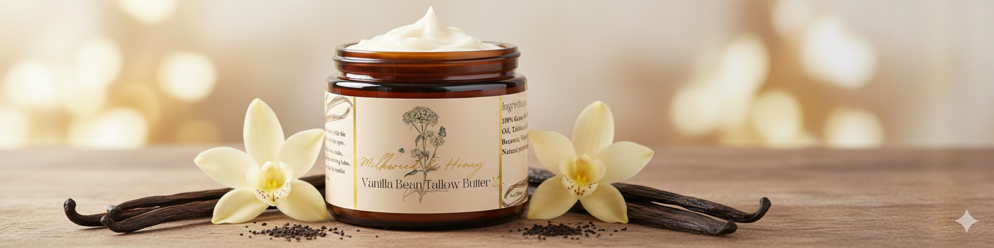 Vanilla Bean Tallow Butter