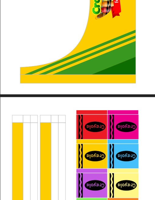 ARCHIVO DIGITAL PARA SOBRE DE DINERO CRAYOLA  