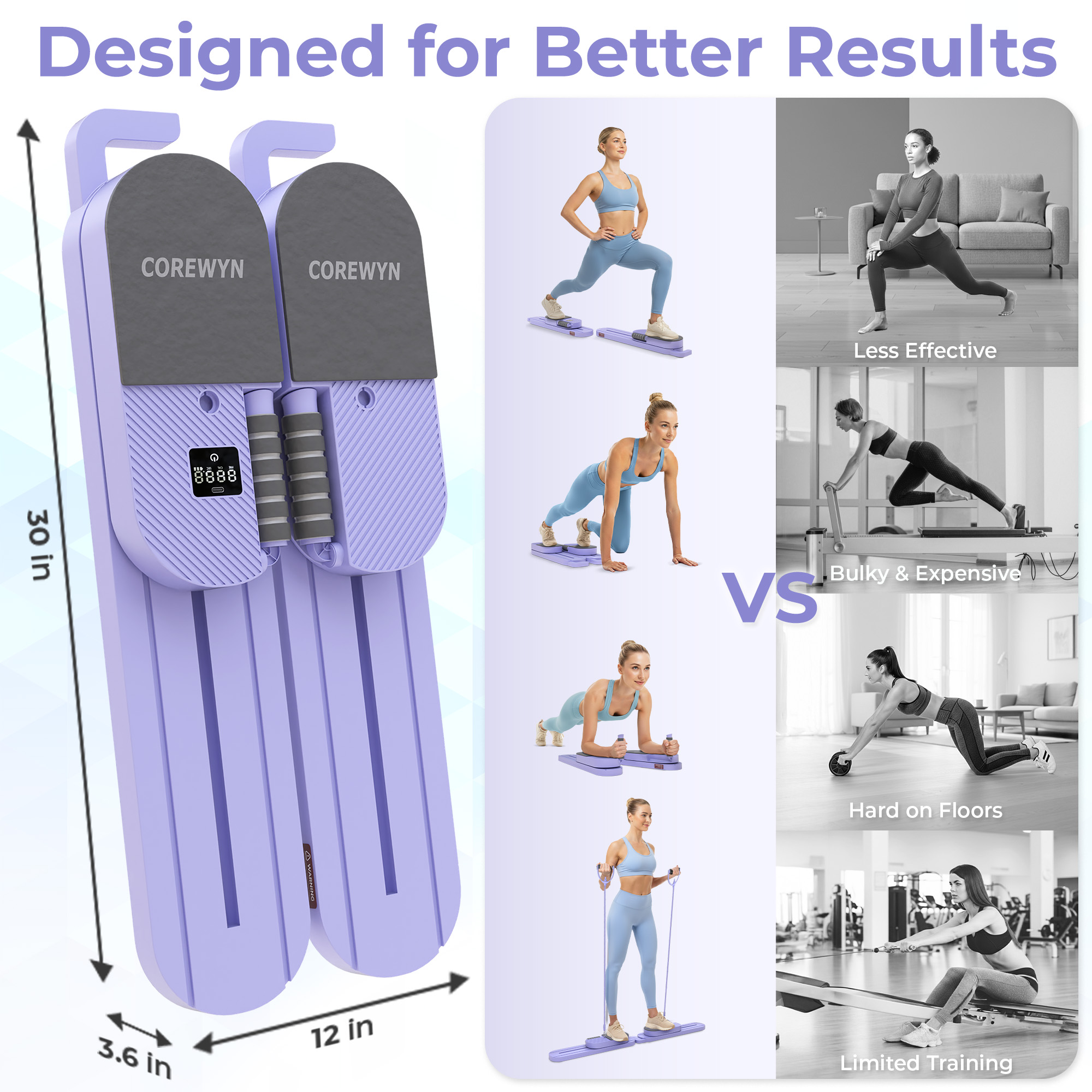 COREWYN Pilates Bar Kit