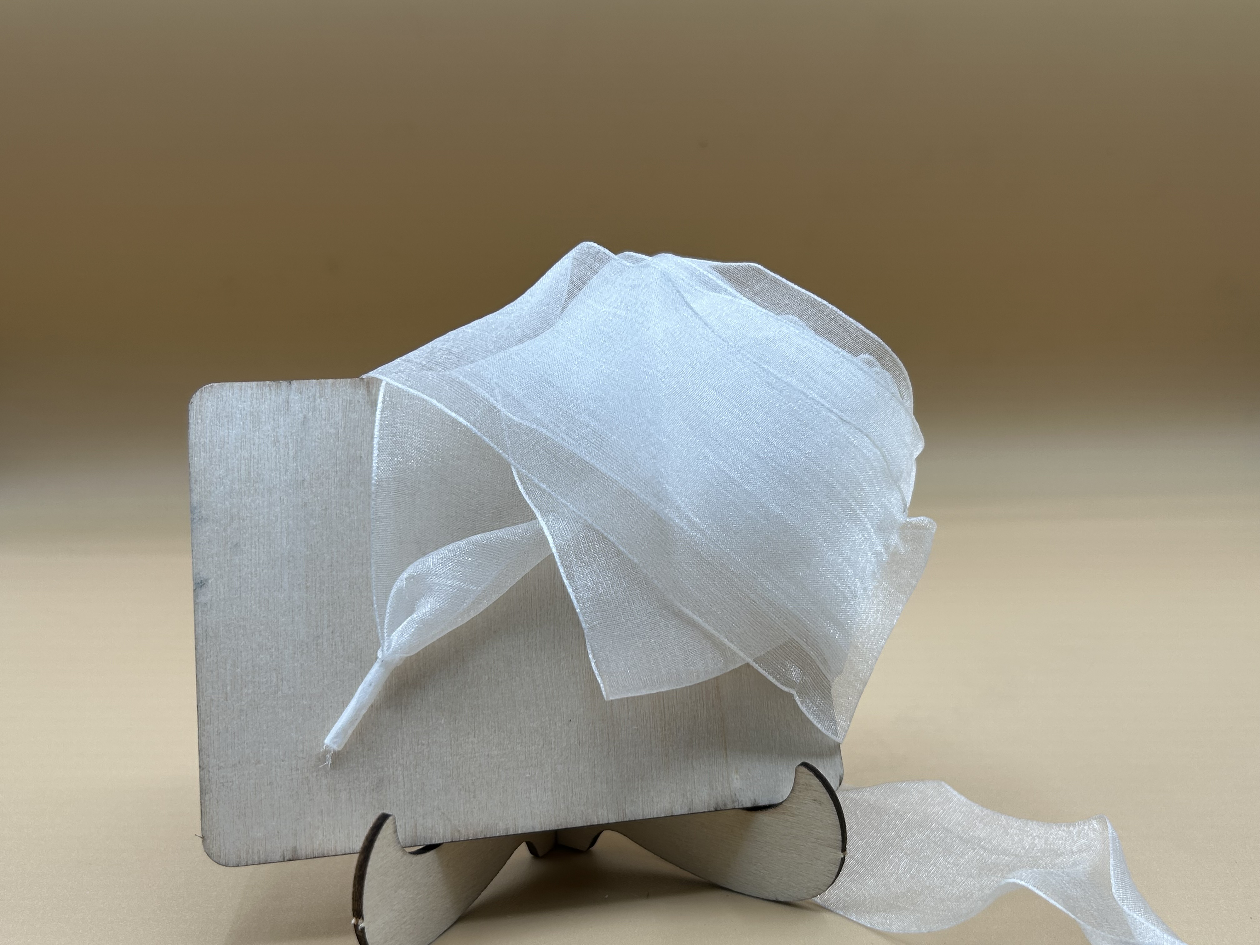 STRINGA ORGANZA BIANCA