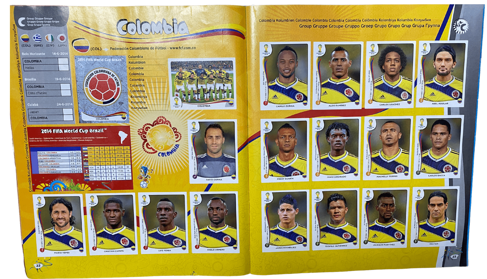 Álbum Panini Brasil 2014 (100% completo)