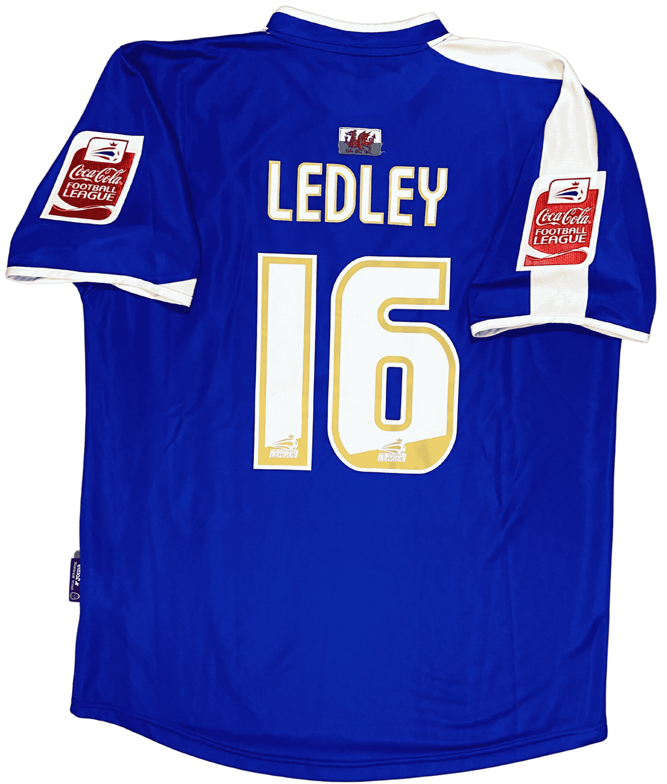 Cardiff City F.C. Local 2005/2006 Joe Ledley #16 (L)