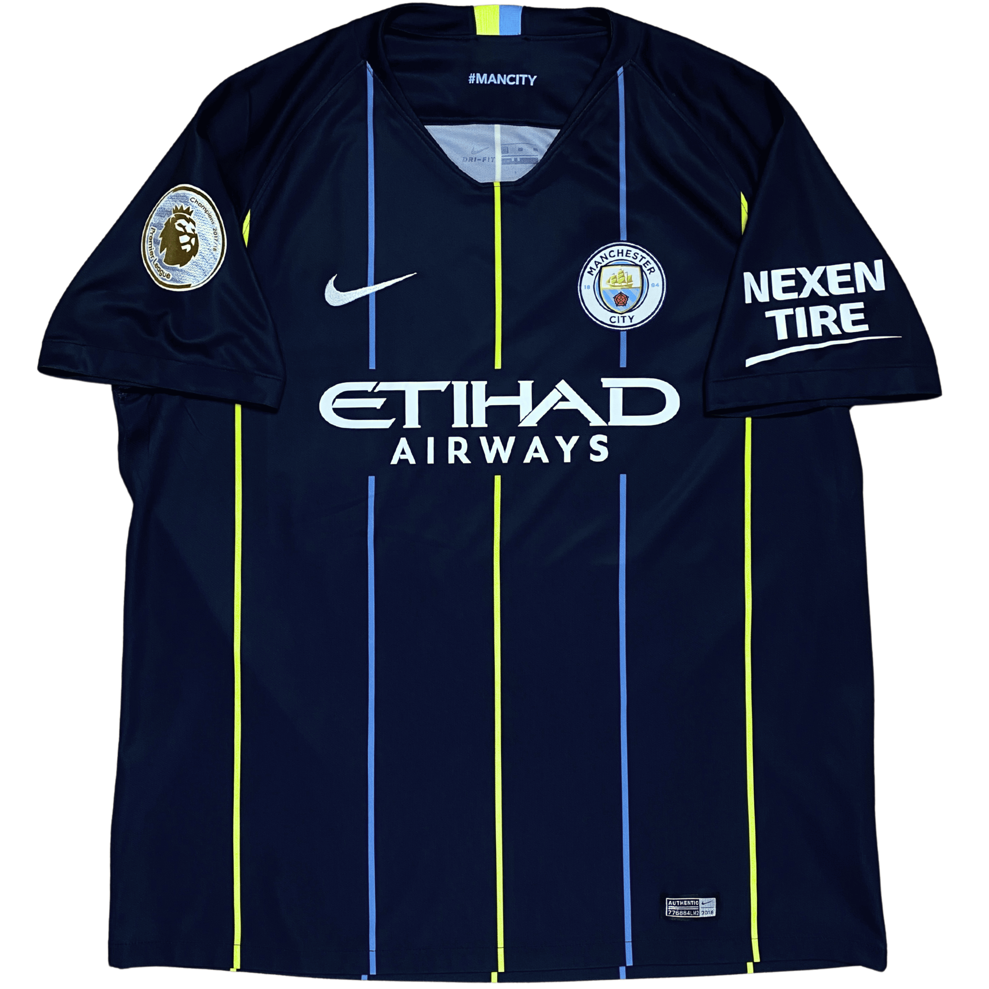 Manchester City F.C. Visitante 2018/2019 De Bruyne #17 (XL)