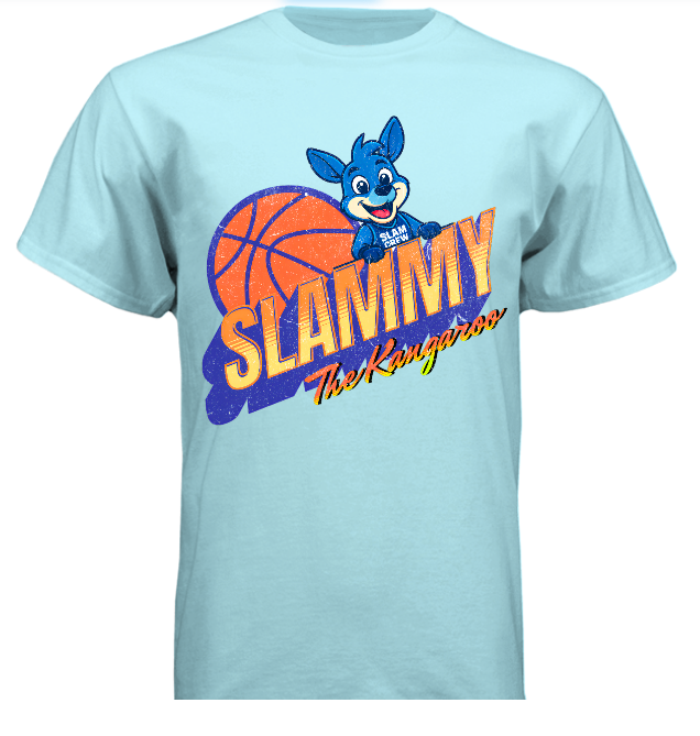 Slammy the slam crew kangaroo retro TEE