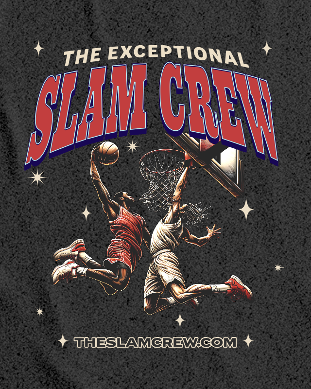 The EXCEPTIONAL Slam Crew TEE- Black