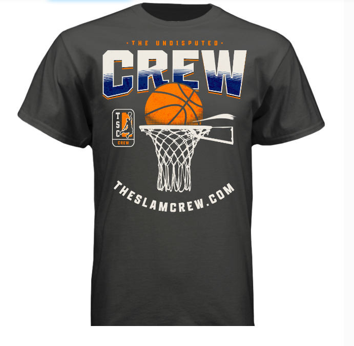 Black "CREW" Undisputed TEE- The Slam CREW