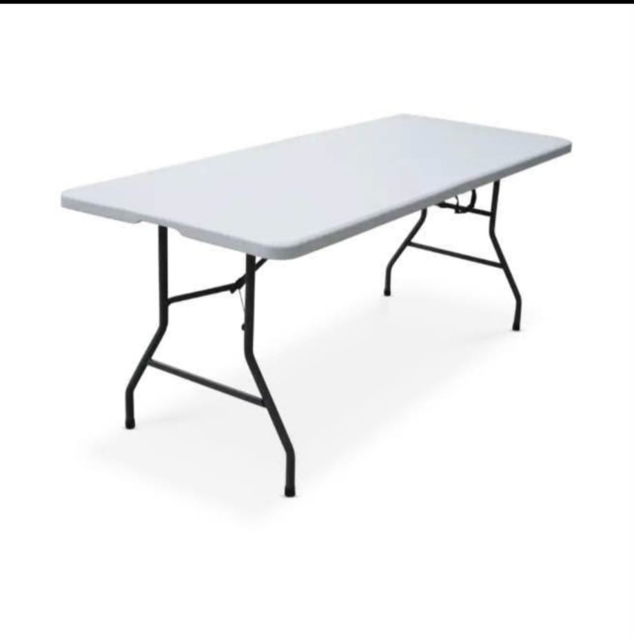 Foldable Rectangular Table (6ft x 2ft) Rental