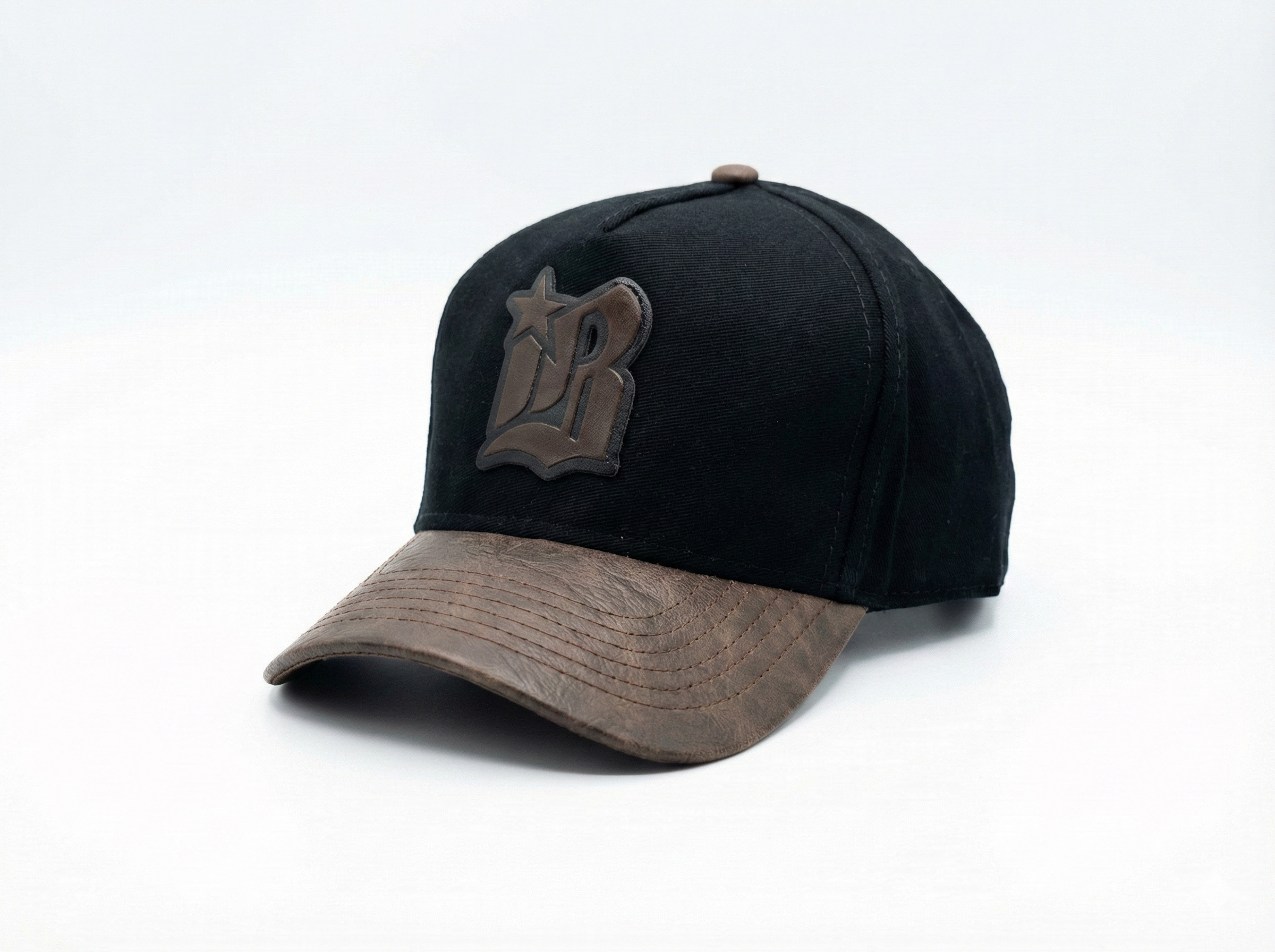 Black Brazil Curved Cap Negra/Marrón – Ajustable