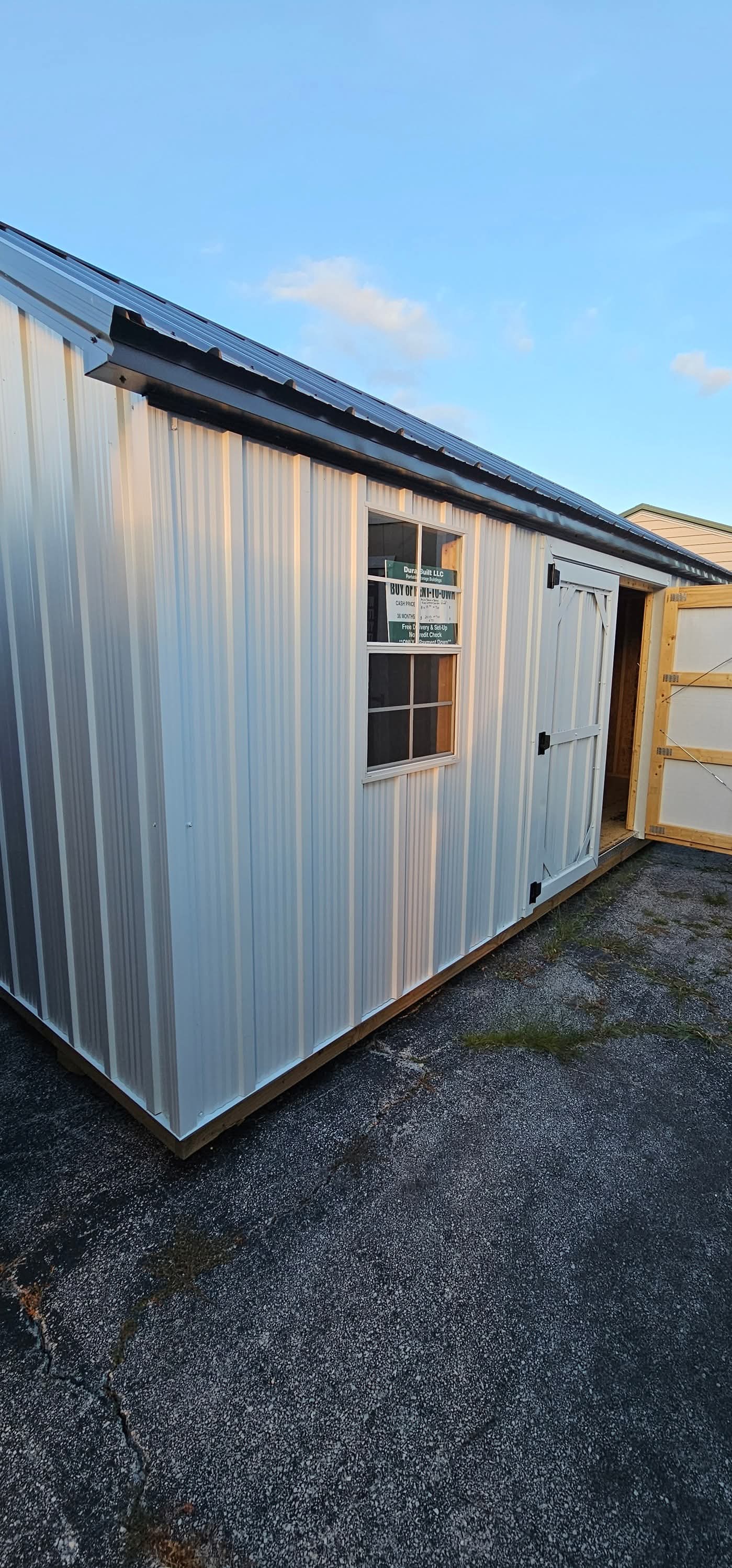Metal Board & Batton Style Shed