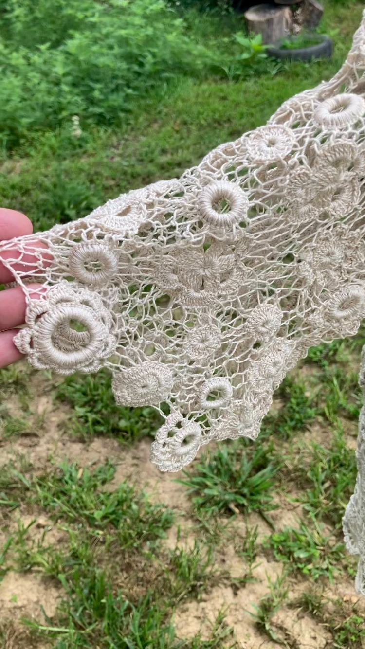 Irish Lace Top off white