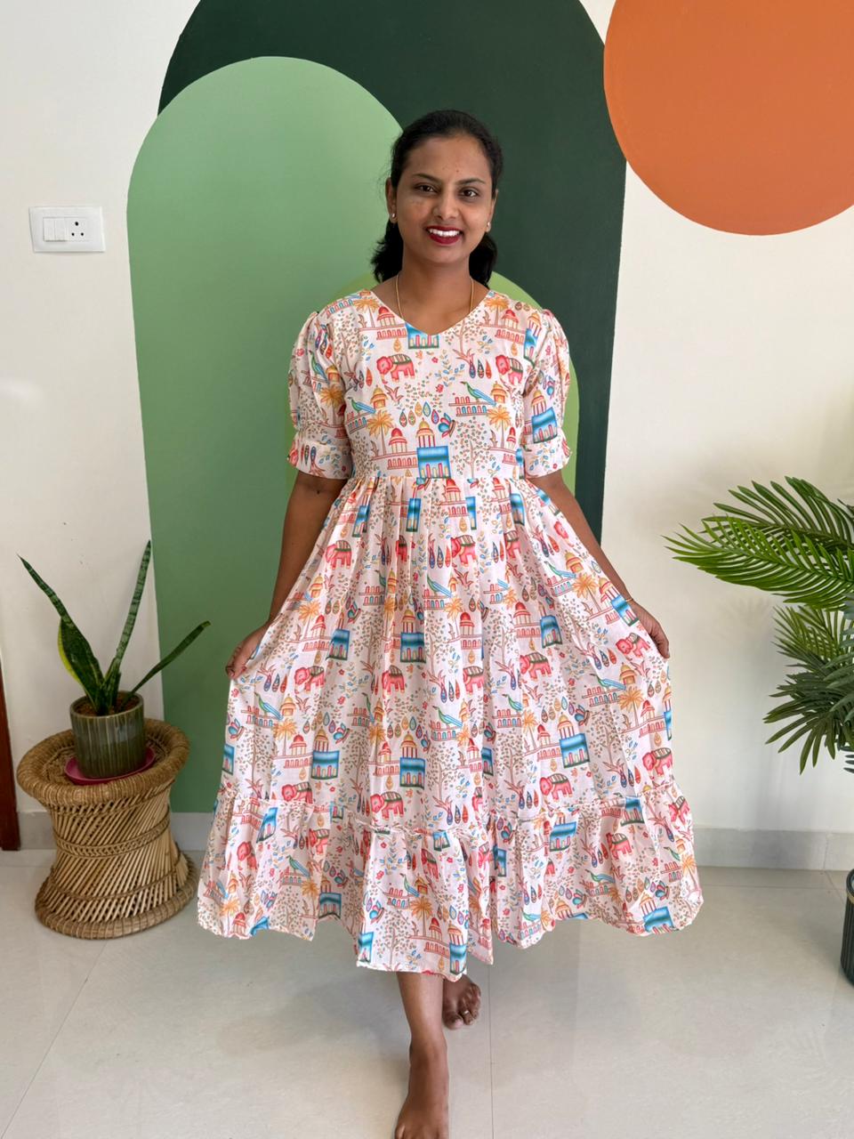 Printed Summer Frock