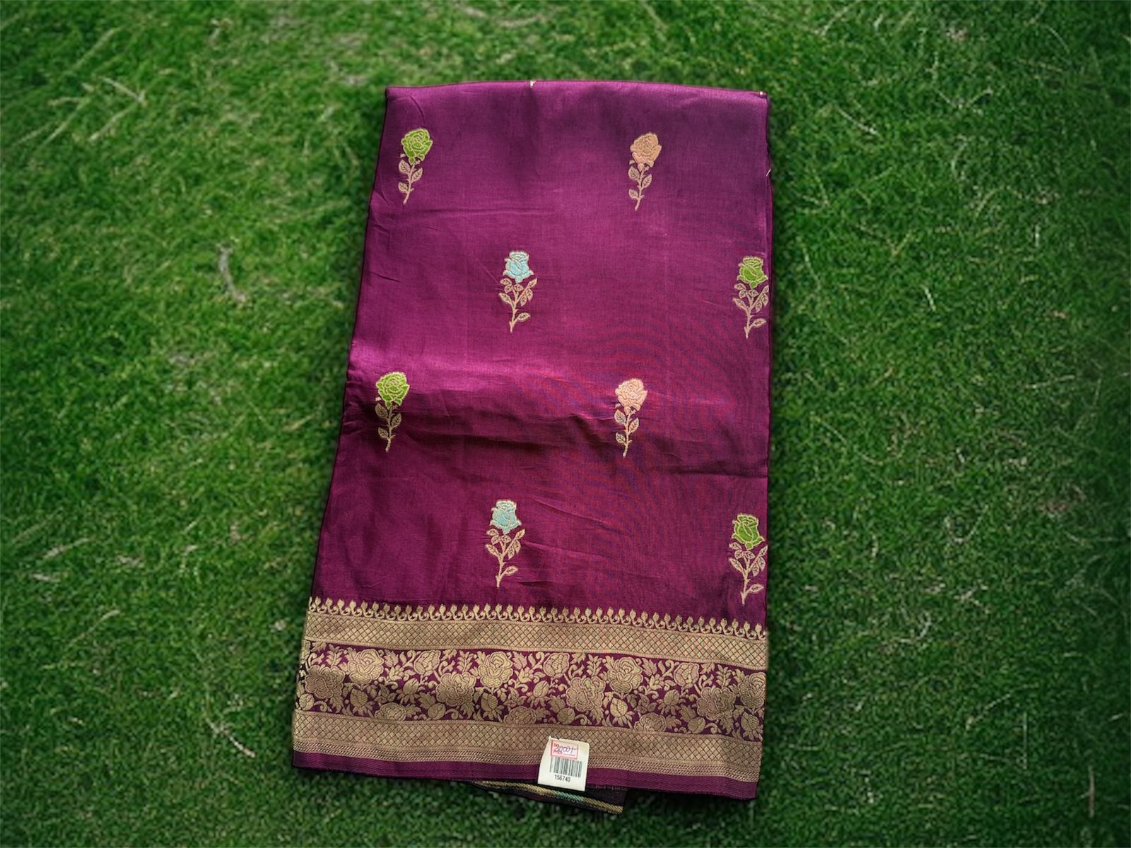 Purple Pattu Saree