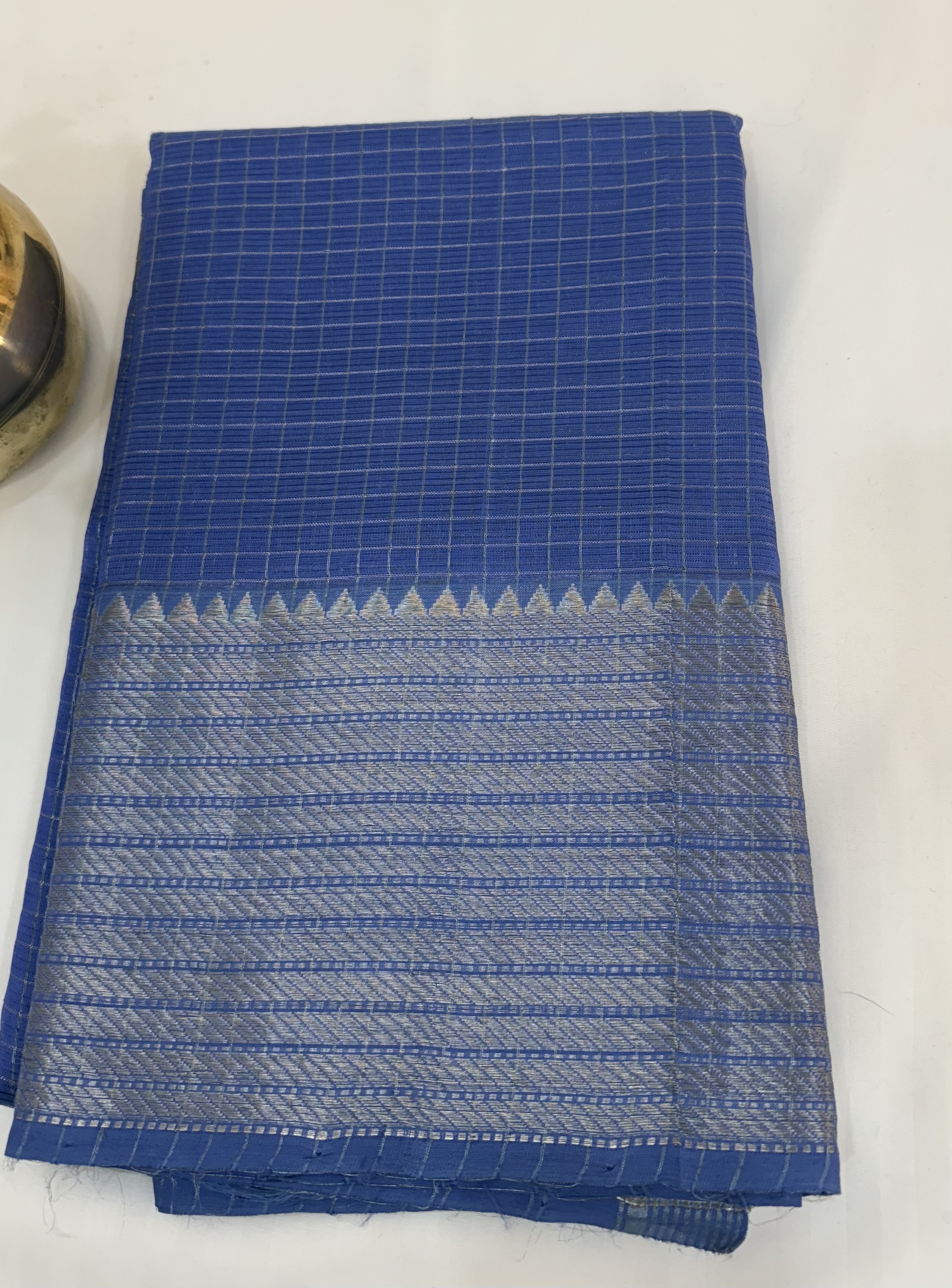 Small Checked Vintage Mangalgiri Saree