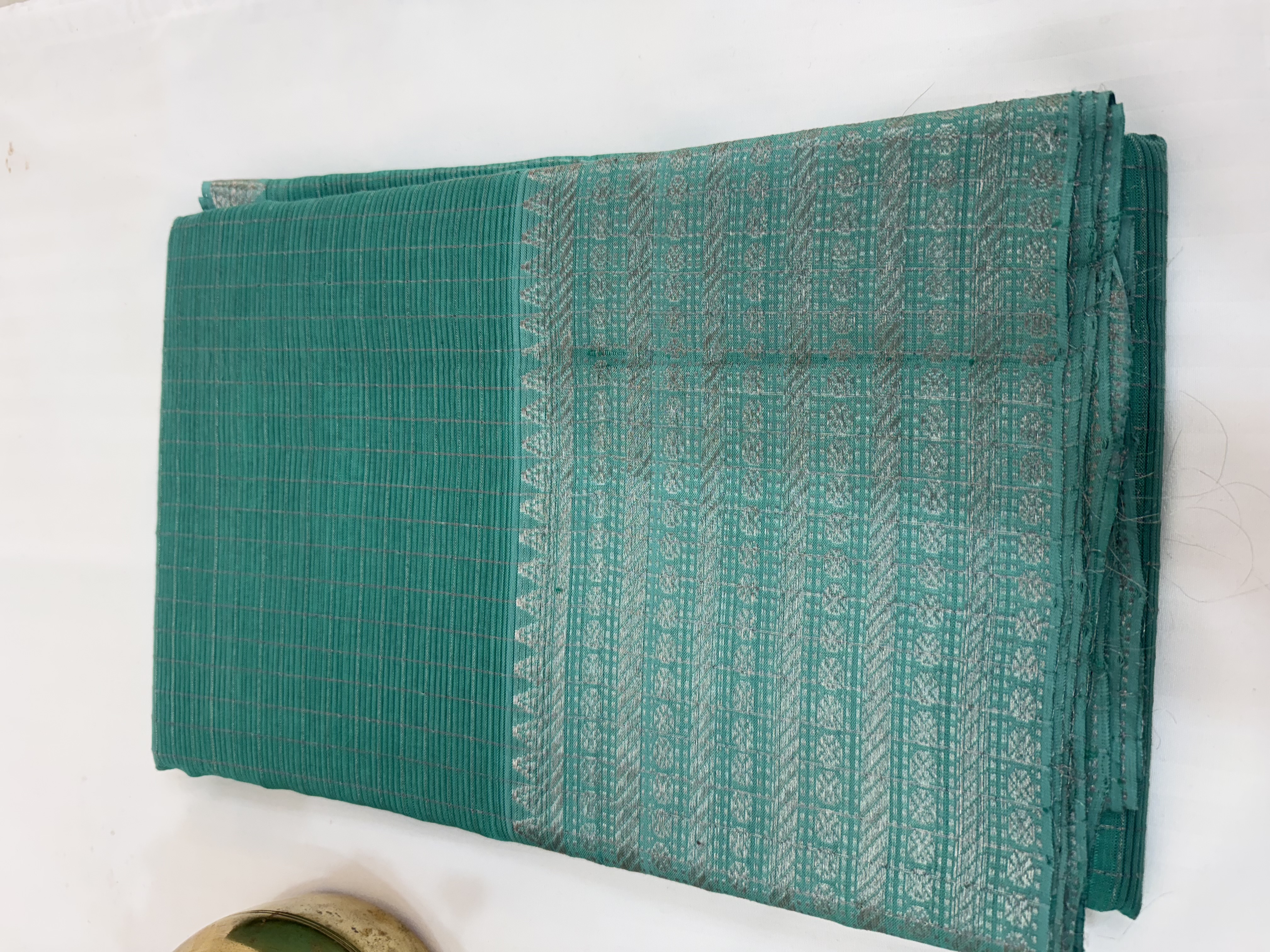 Small Checked Vintage Mangalgiri Saree