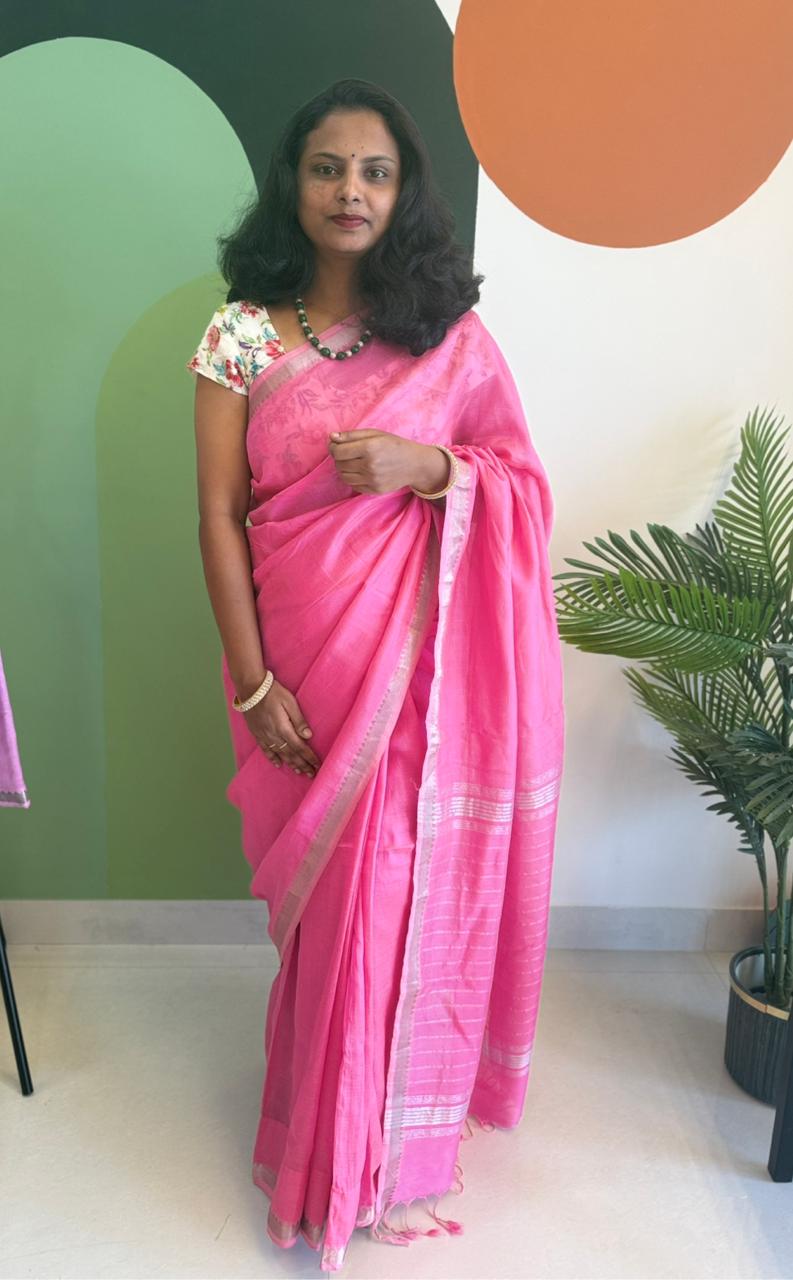 Mangalgiri Plain Saree