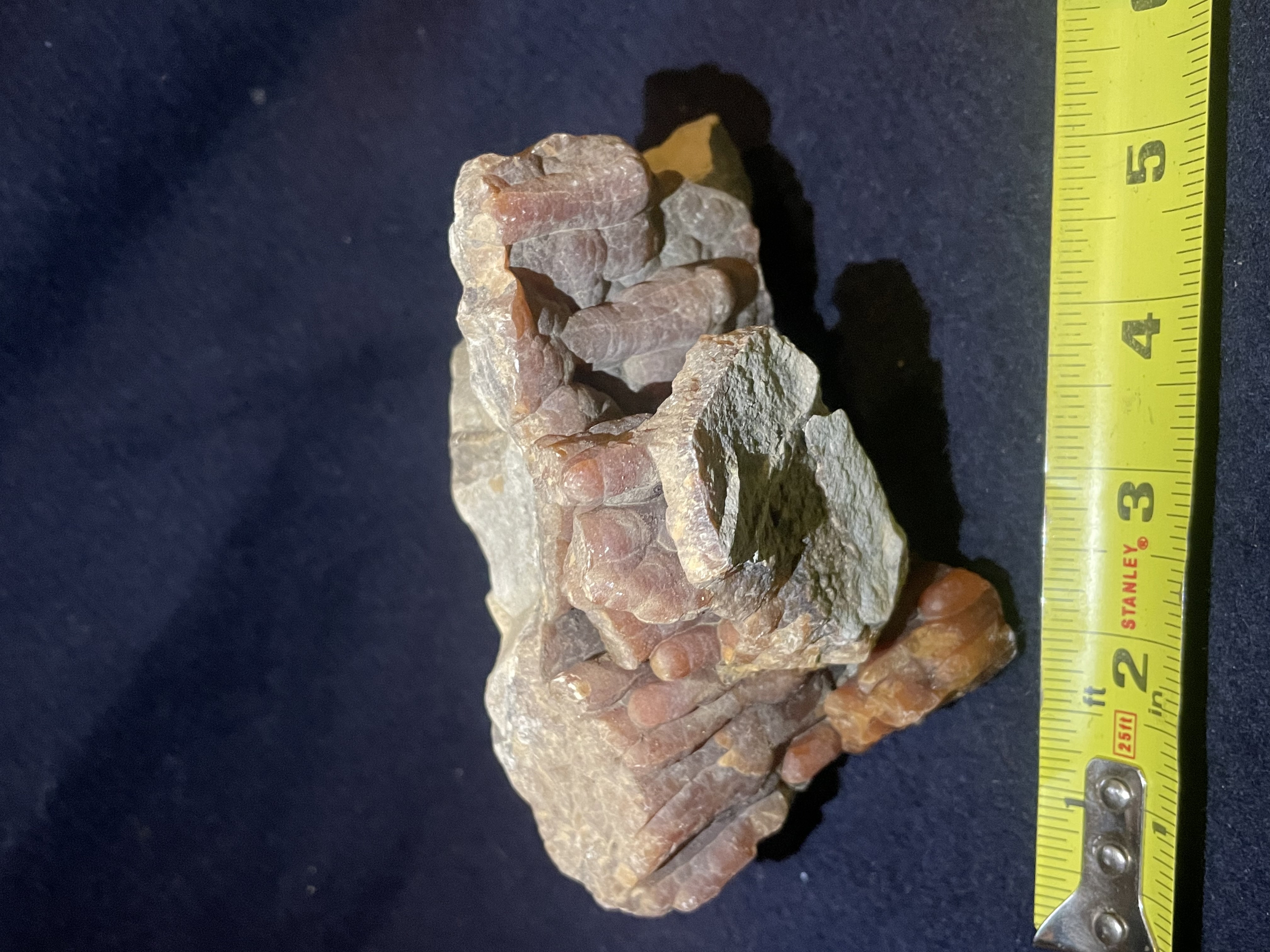 9A - Red Calcite Stalactite